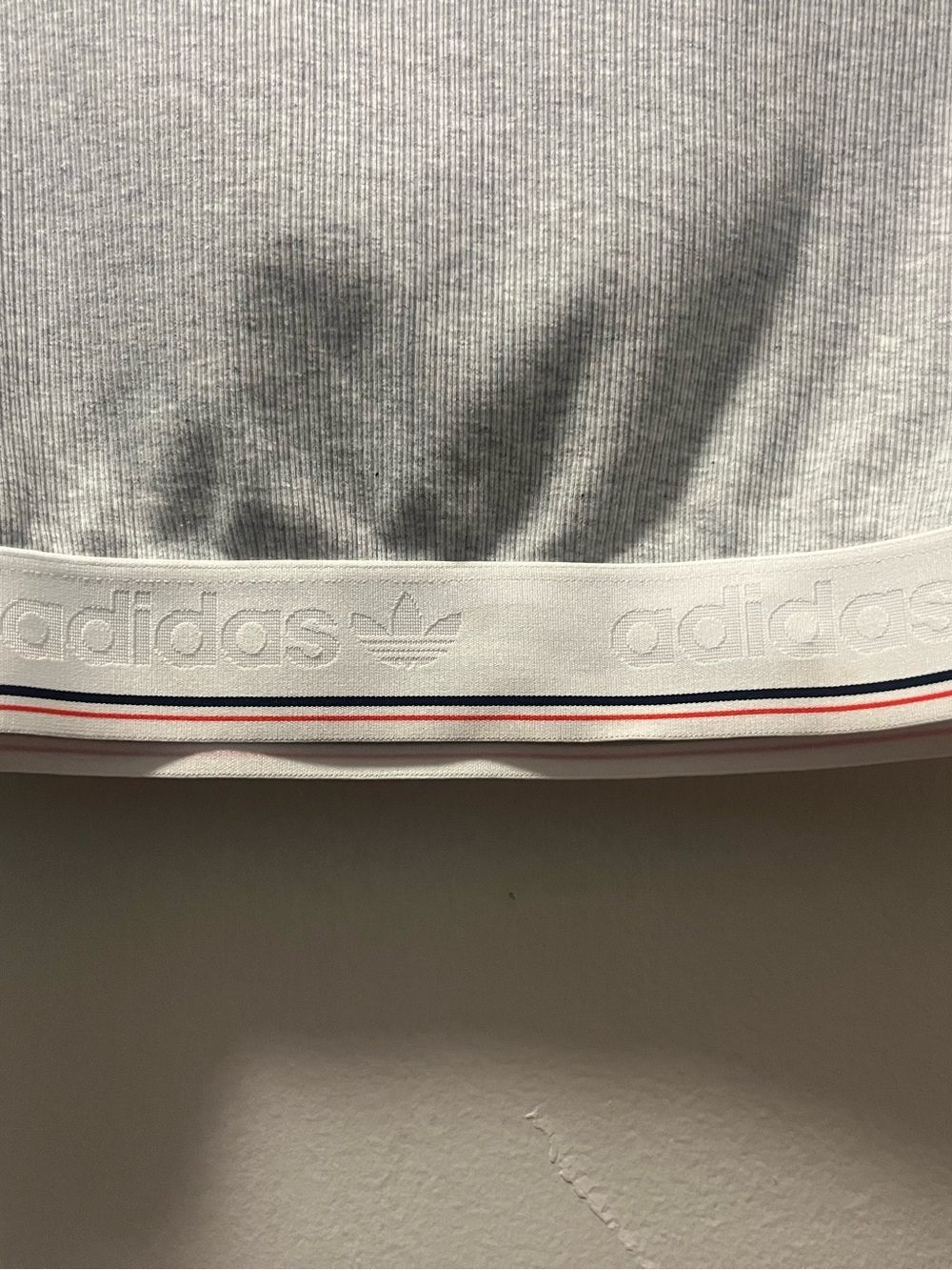 Adidas Ribbed Cropped Tee - Picture 4 of 7